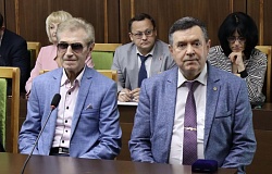 Встреча с Народным артистом Беларуси В.М.Провалинским и ди<b>ректор</b>ом международного фонда поддержки и развития спорта имени А.Медведя В.П.Валевичем
