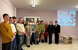«Живая память»: встреча с воином-интернационалистом ﻿в общежитии №5